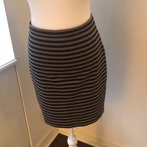 Club Monaco striped jersey pencil skirt!